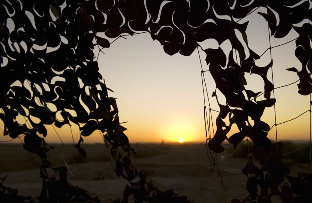 Flame-Retardant Multispectral Camouflage Net