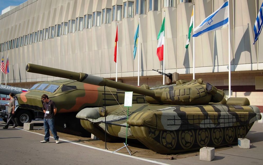 Inflatable Decoy Vehicle Convoy