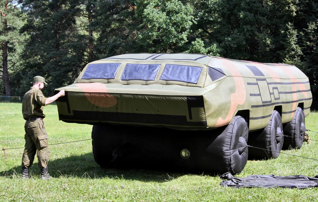 Inflatable Missile Launcher Decoy