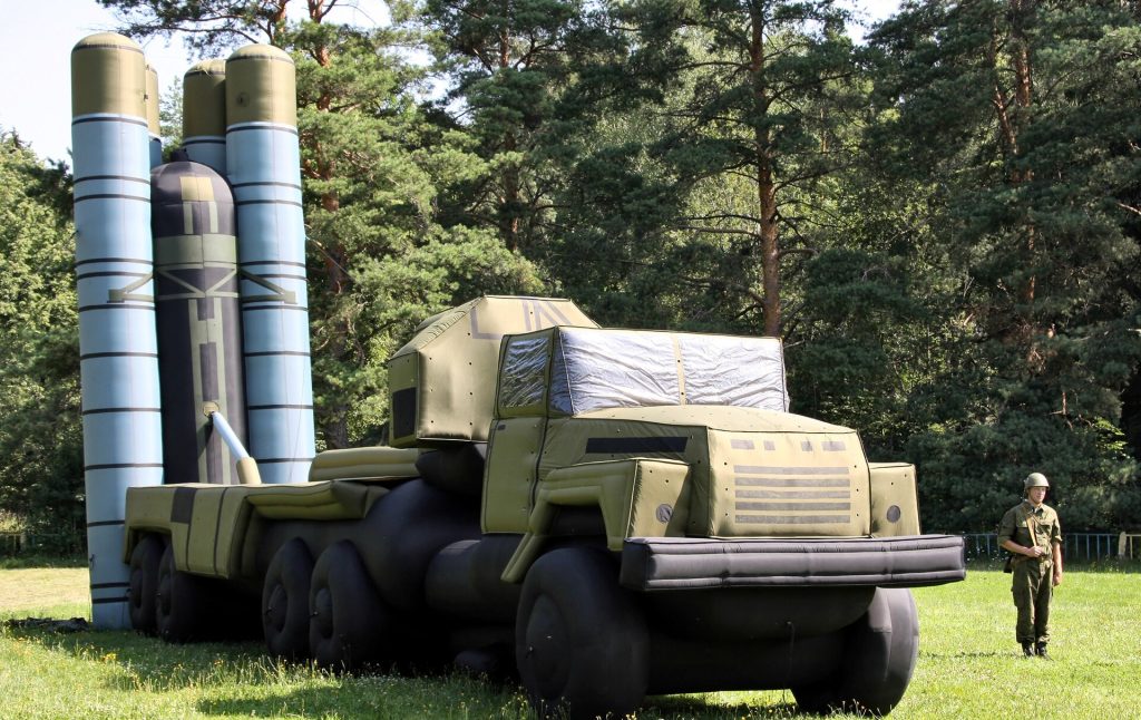 Inflatable Radar Vehicle Decoy