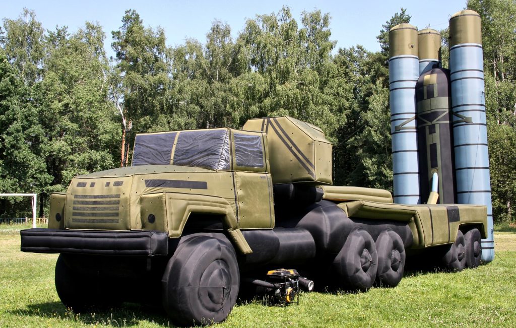 Inflatable Radar Vehicle Decoy