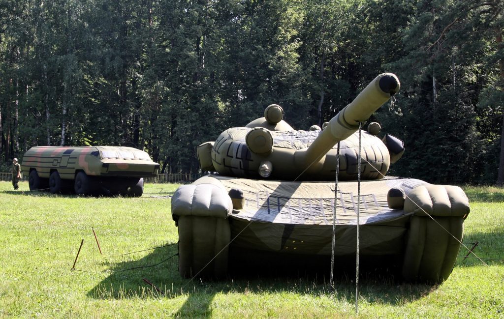 Inflatable Tank Decoy