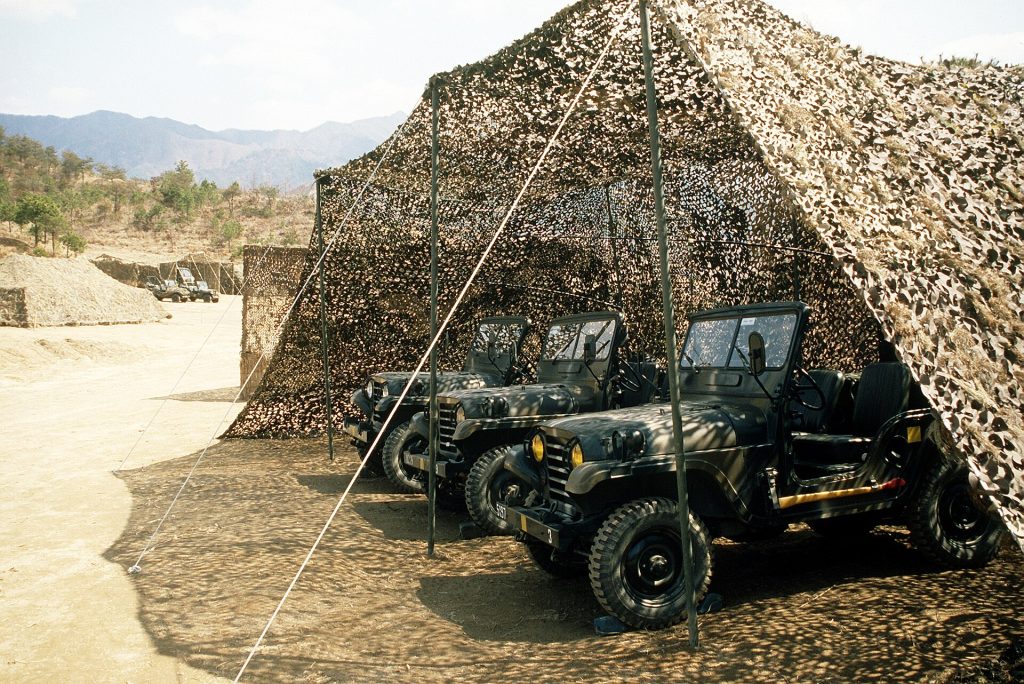Radar Scattering Camouflage Net