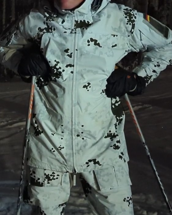 Snow Multispectral Camouflage Net